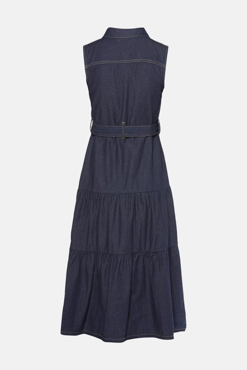 	Dames tops kleed zonder mouw Denim - Morgan de Toi