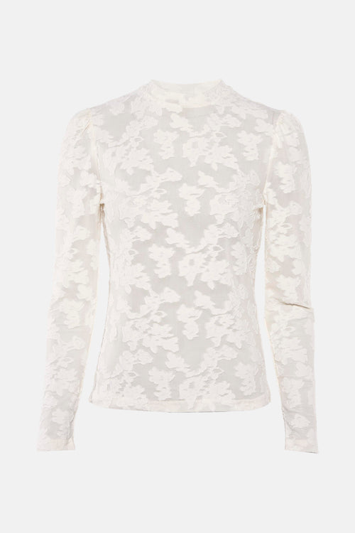 Top uni manches longues Blanc - Morgan de Toi