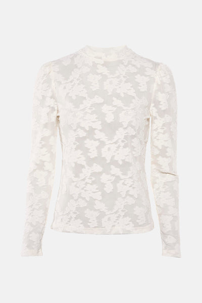 Top uni manches longues Blanc - Morgan de Toi