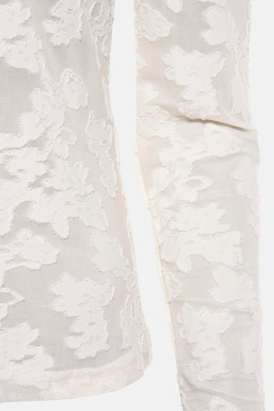 Top uni manches longues Blanc - Morgan de Toi