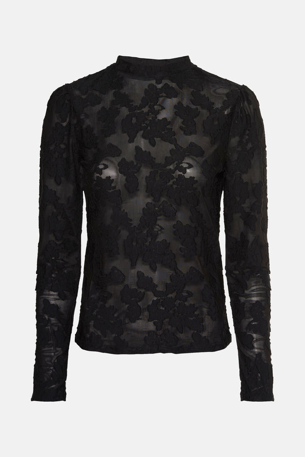 Top (lange mouwen) Zwart - Morgan de Toi