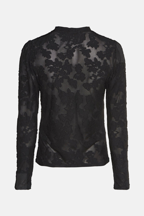 Top (lange mouwen) Zwart - Morgan de Toi