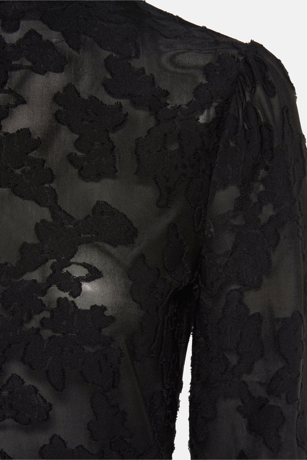 Top (lange mouwen) Zwart - Morgan de Toi