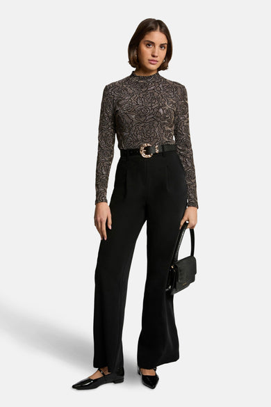 T-shirt met lange mouwen - Goud