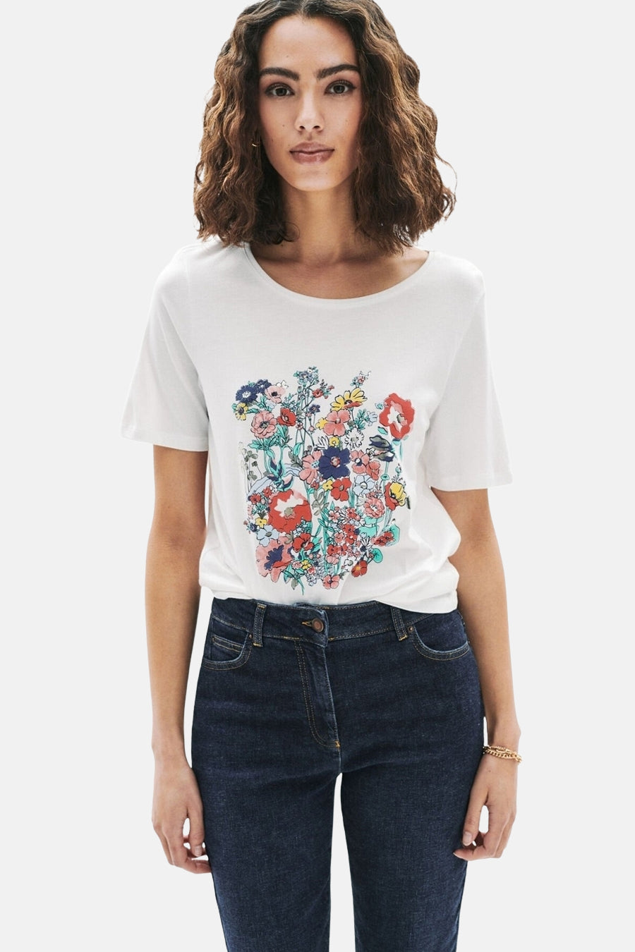 T-shirt (manches courtes) Écru - CAROLL
