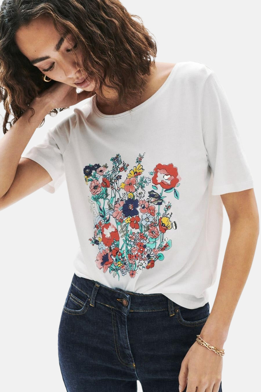 T-shirt (manches courtes) Écru - CAROLL