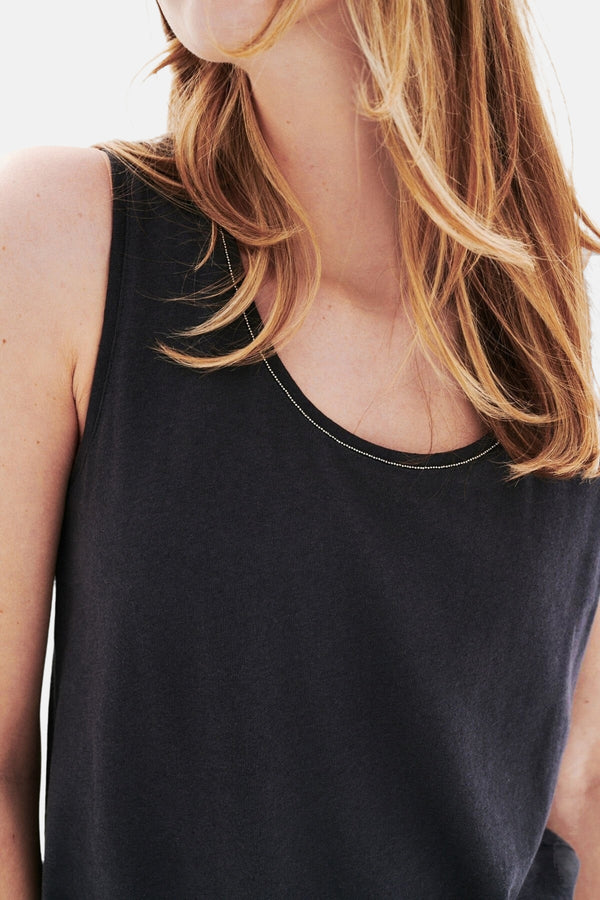 Top (sans manches) Gris - CAROLL