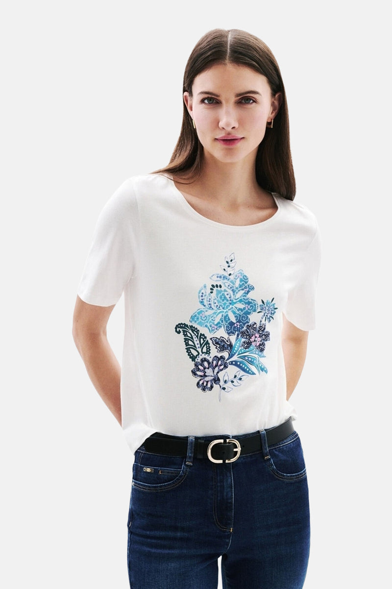 T-shirt (korte mouwen) Wit - CAROLL