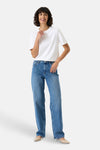 Jeans straight mid blue denim - GARCIA