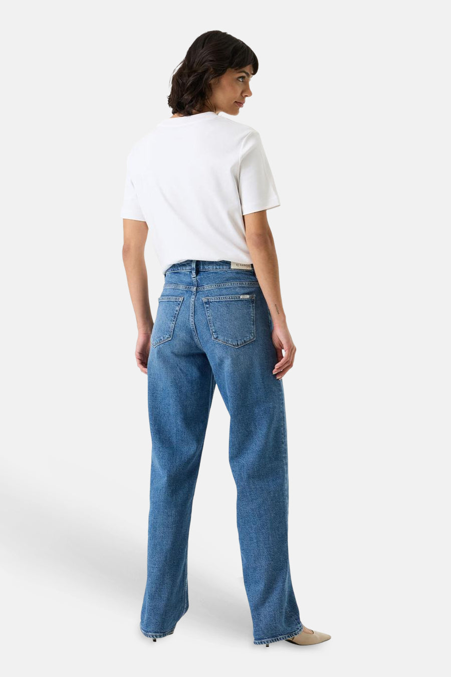 Jeans straight mid blue denim - GARCIA