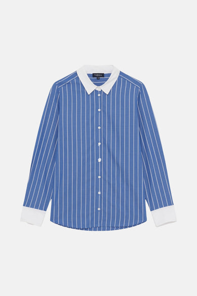 Hemd met lange mouwen - blauw