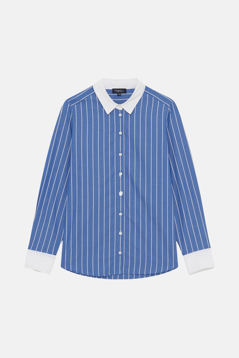 Hemd met lange mouwen - blauw