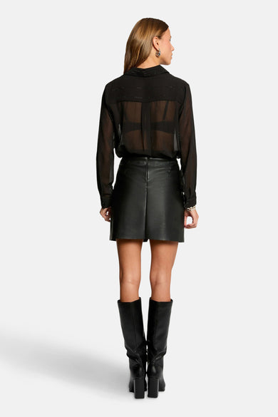 Hemd met lange mouwen - zwart