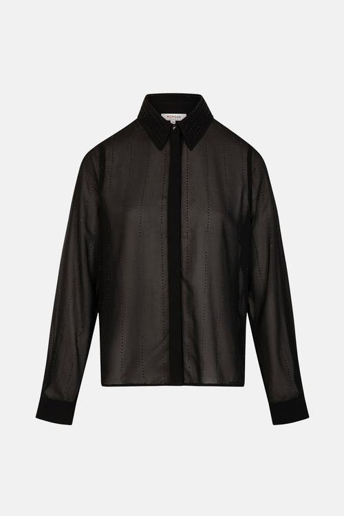 Hemd met lange mouwen - zwart