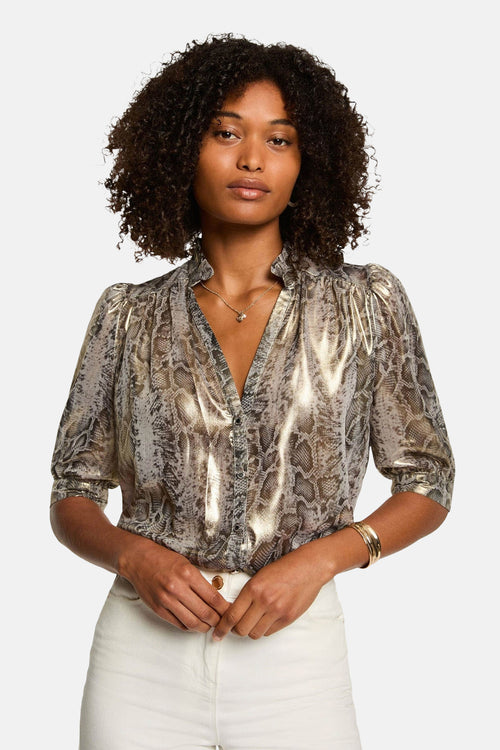 Hemd met korte mouwen - Grijs