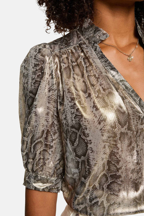 Hemd met korte mouwen - Grijs