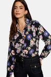 Blouse à manches longues - multicolore
