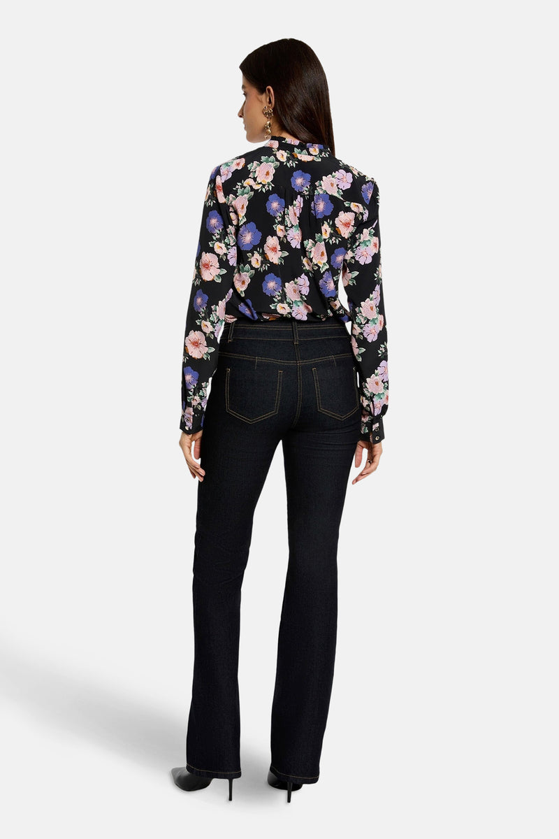 Blouse met lange mouwen - multicolor