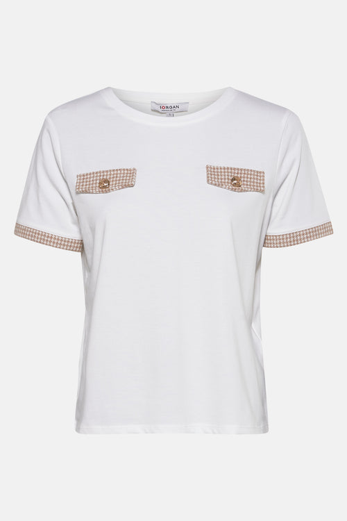 T-shirt met korte mouwen - wit