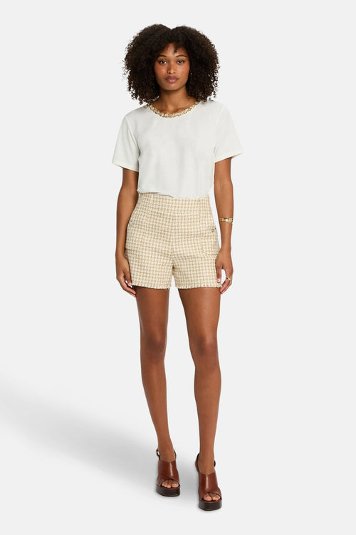 Top uni manches courtes Blanc - Morgan de Toi