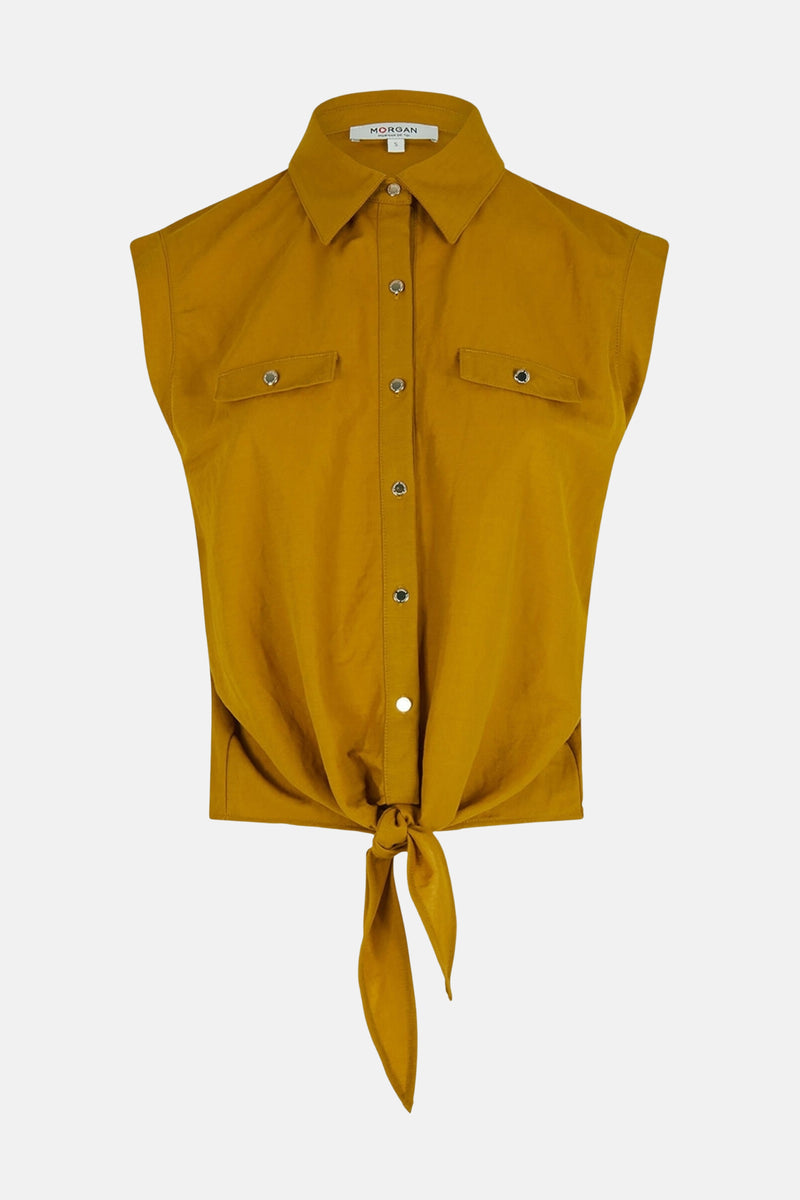 Chemisier - jaune - Morgan de Toi - 5