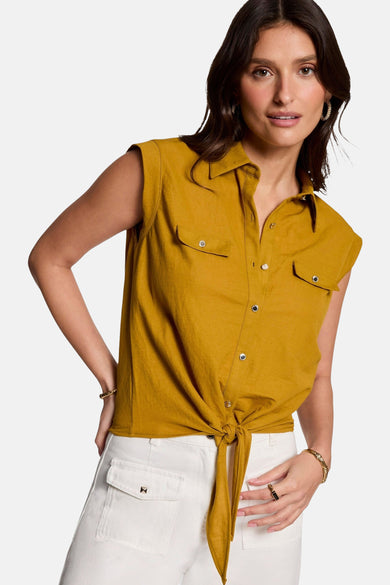 Chemisier - jaune - Morgan de Toi - 5