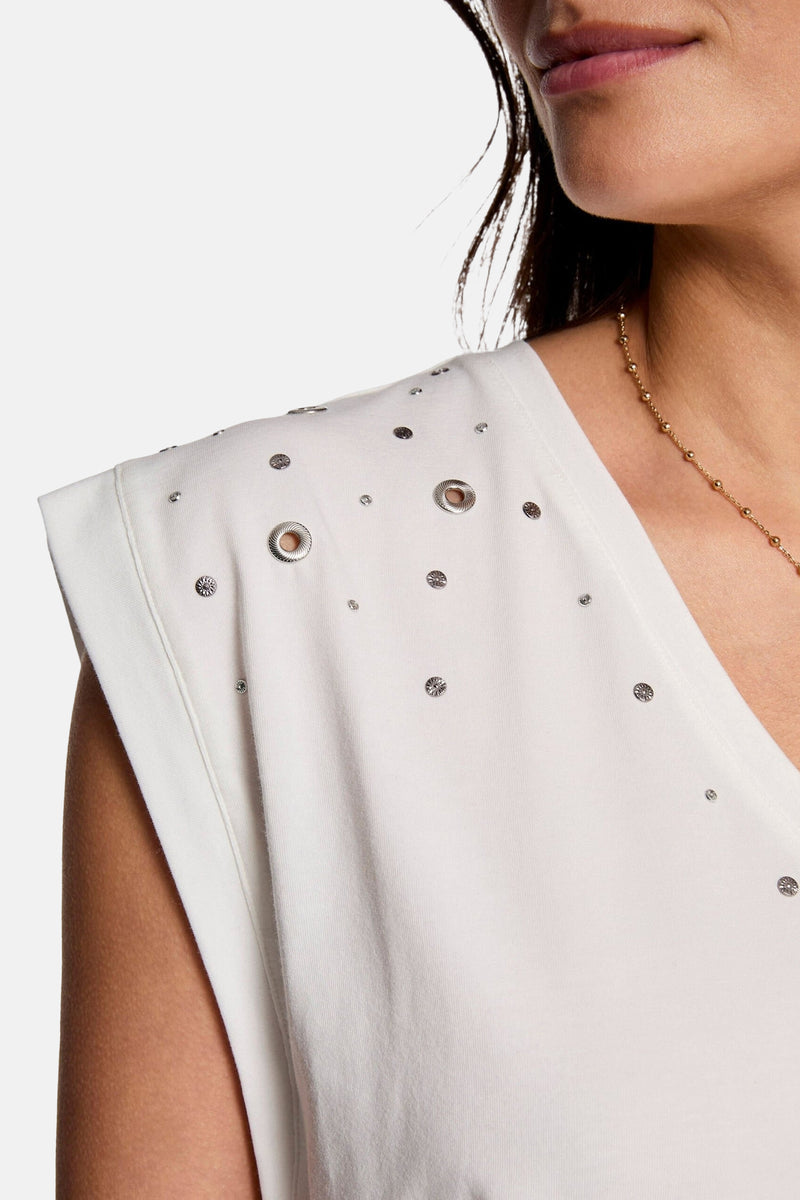 T-shirt met korte mouwen - wit