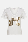 Top uni manches courtes Blanc - Morgan de Toi