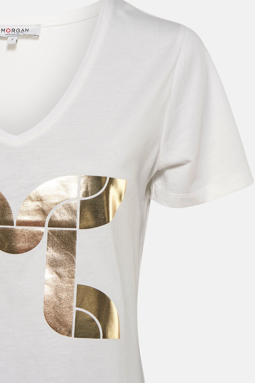 T-shirt met korte mouwen - wit