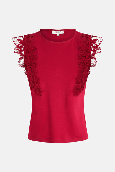 T-shirt met korte mouwen - rood