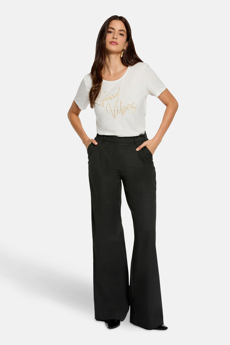 T-shirt met korte mouwen - wit