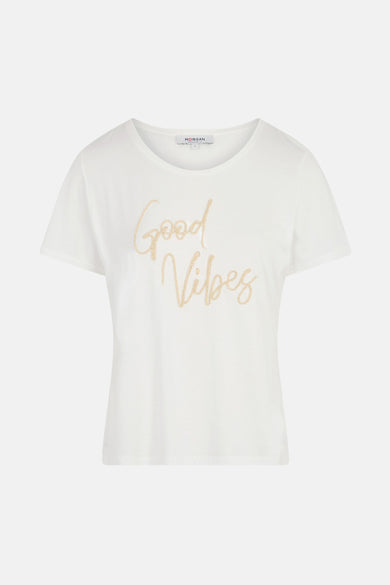 T-shirt met korte mouwen - wit