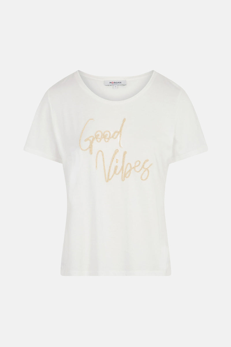 T-shirt met korte mouwen - wit