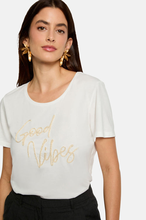 T-shirt met korte mouwen - wit