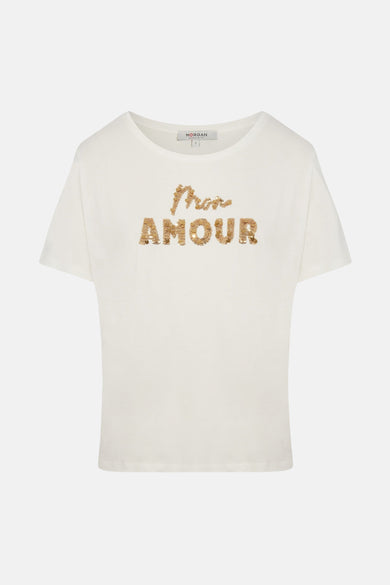 T-shirt met korte mouwen - wit