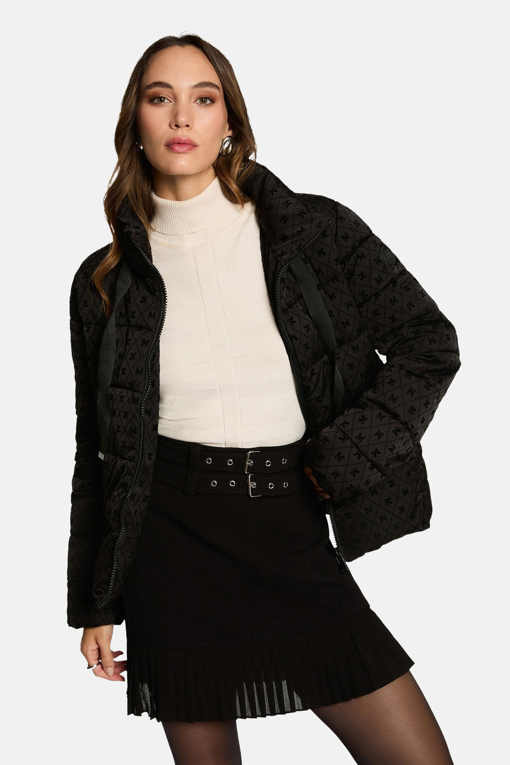 Korte jas zwart - Morgan de Toi