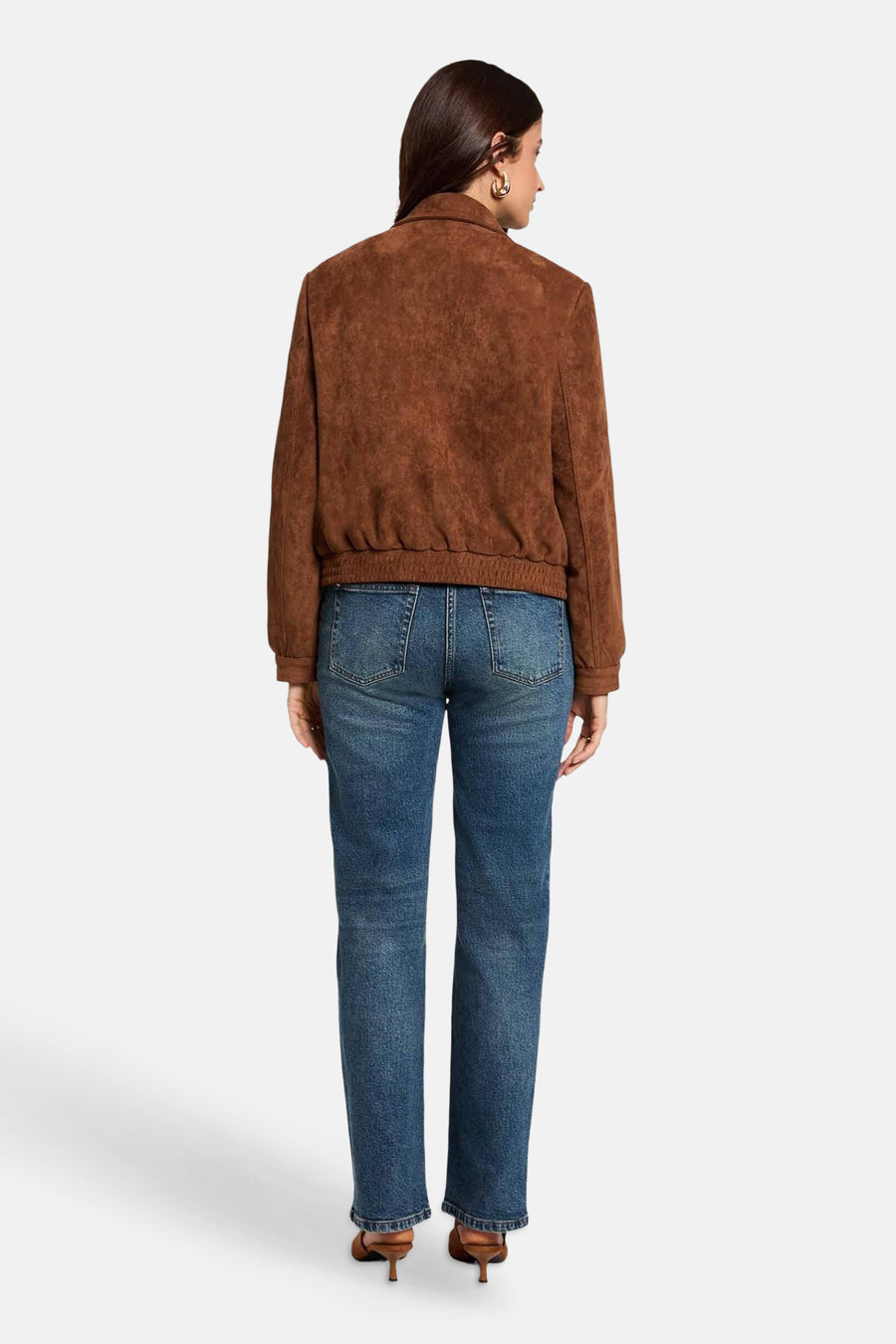 Dames tops jas casual brun - Morgan de Toi