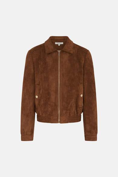 Dames tops jas casual brun - Morgan de Toi