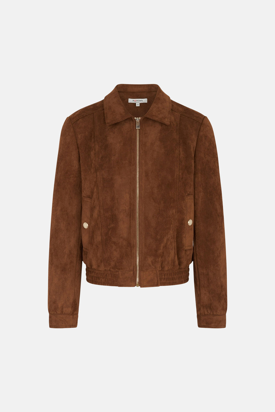 Dames tops jas casual brun - Morgan de Toi