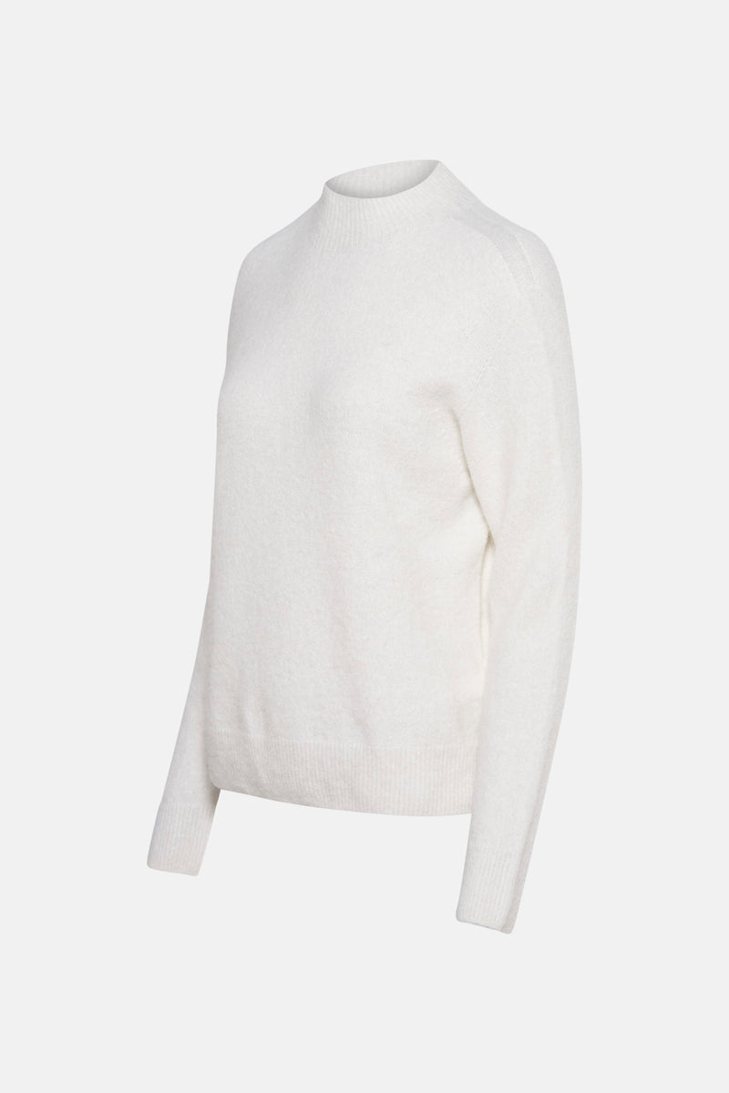 Pull met rolkraag - ecru