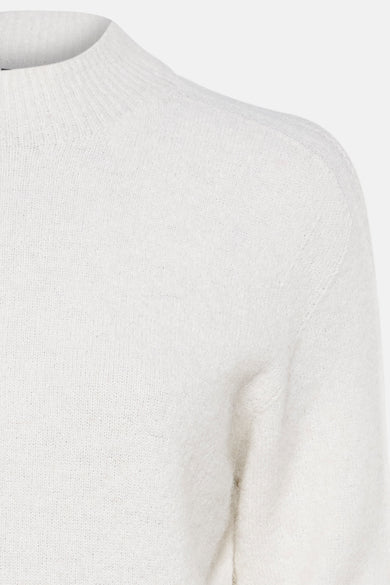 Pull met rolkraag - ecru