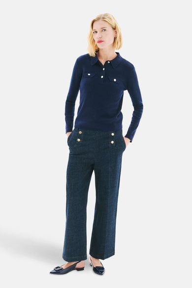 Pull bleu - CAROLL