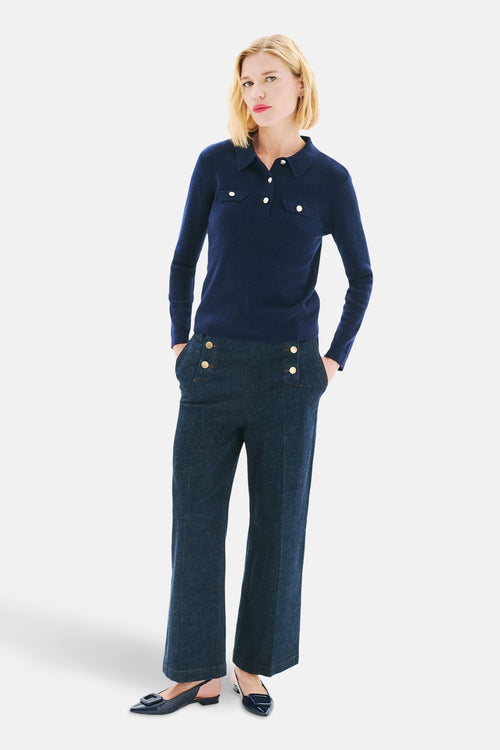 Pull bleu - CAROLL