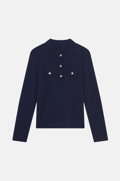 Pull bleu - CAROLL