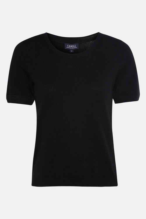Pull à col rond - noir