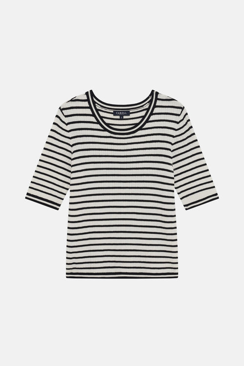 T-shirt (manches courtes) noir - CAROLL