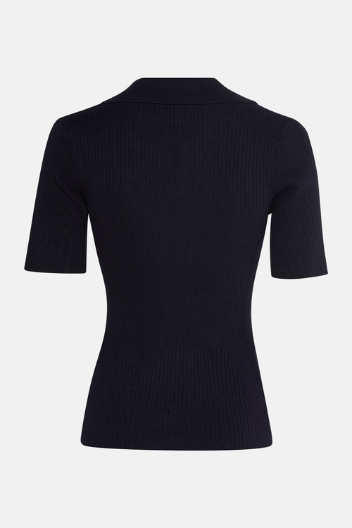 Top (korte mouwen) blauw - Morgan de Toi