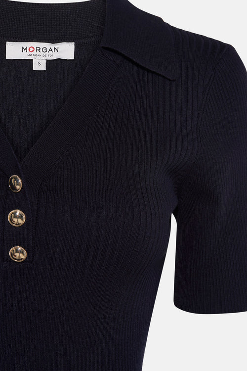 T-shirt met korte mouwen - blauw