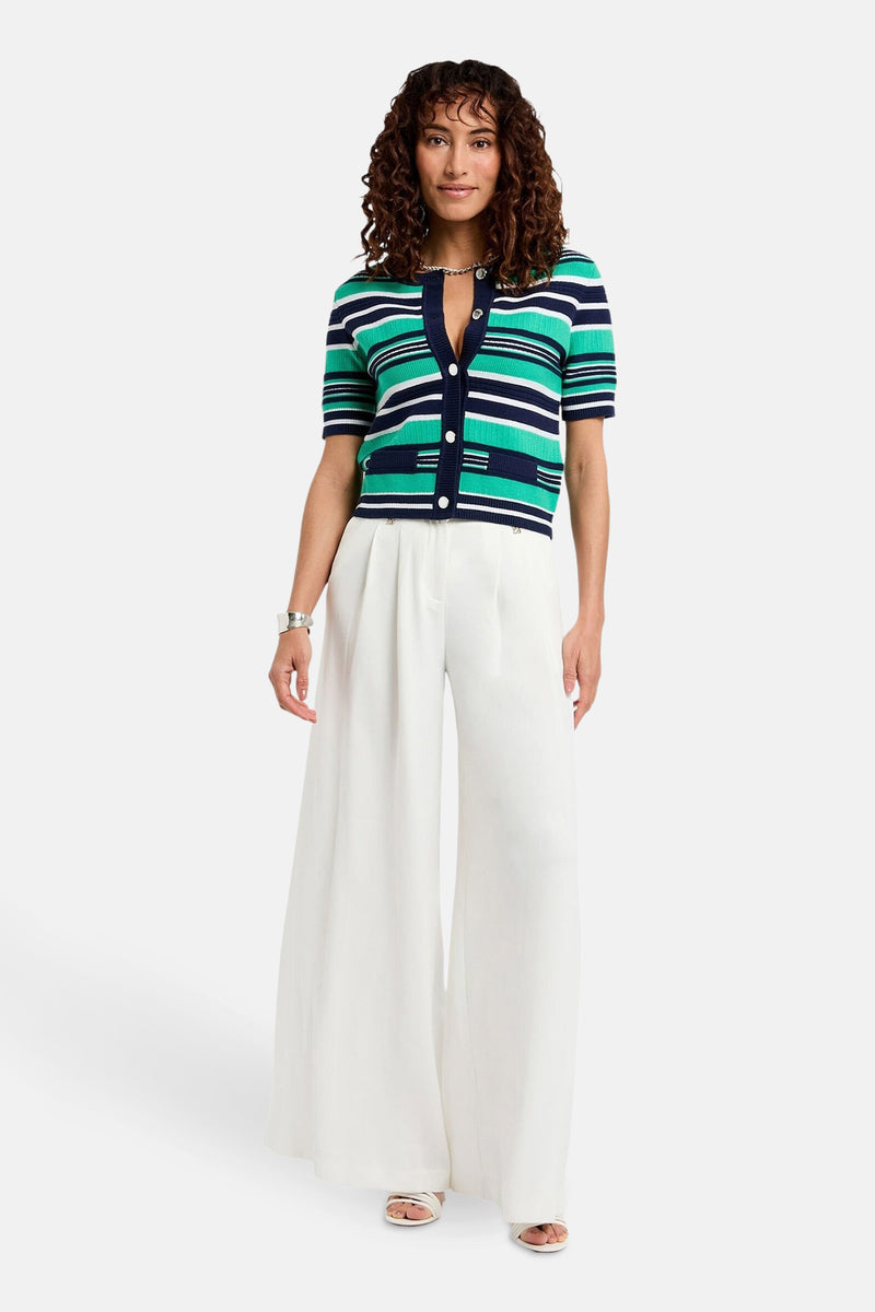 Pull met ronde hals - multicolor