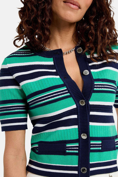 Pull met ronde hals - multicolor